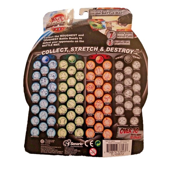 Battle Bands Series 1 Starter Pack Battle Frog Stretch Destroy Set Senario 33893 - Picture 4 of 5